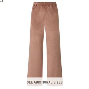 SKIMS Velour Wide Leg Pant Sienna XS